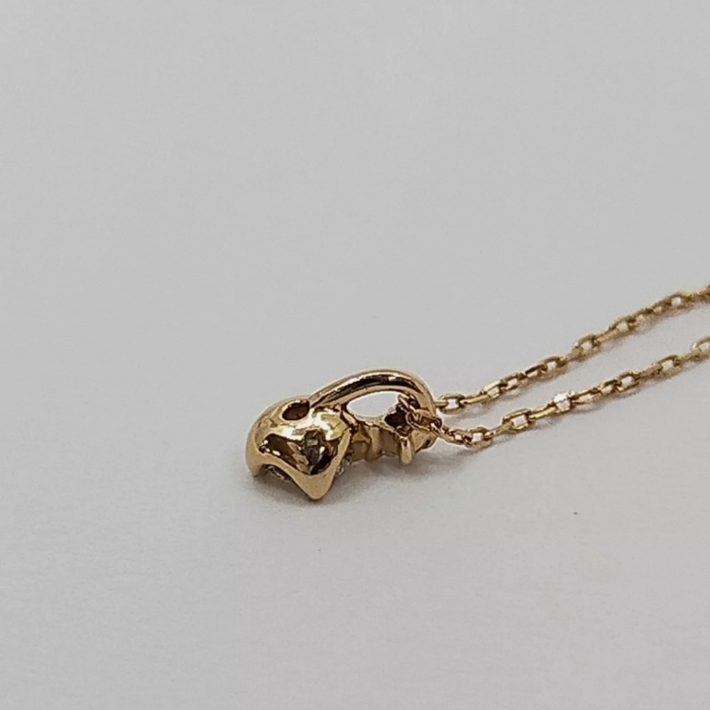 Jewelry4C Pendant Necklace  18K Pink gold Diamond - Picture 7 of 9